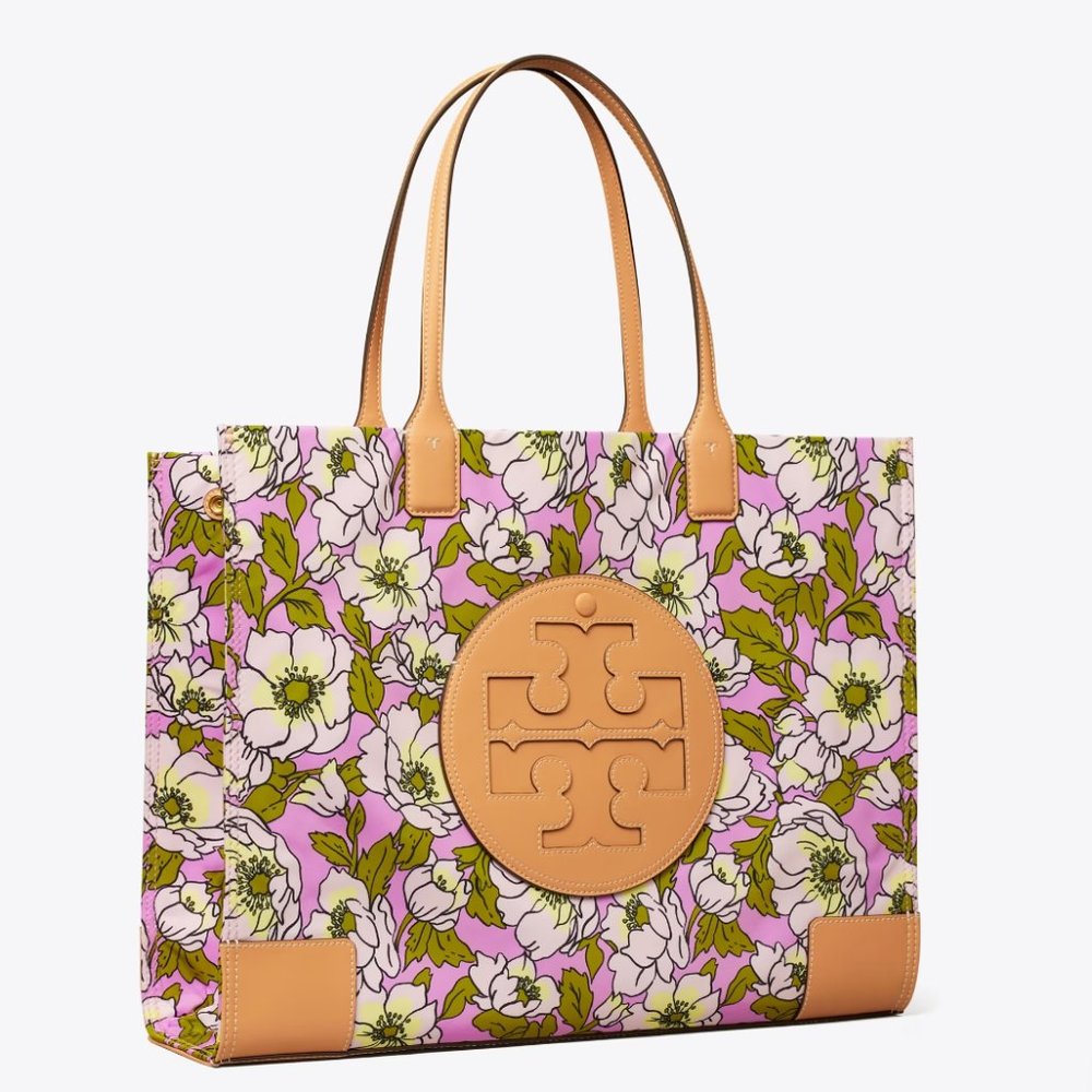 NEW Tory Burch Ella Small Floral Tote Bag